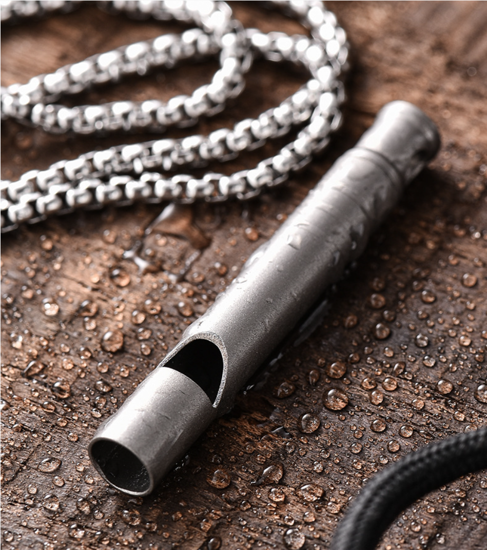 Titanium Survival Whistle