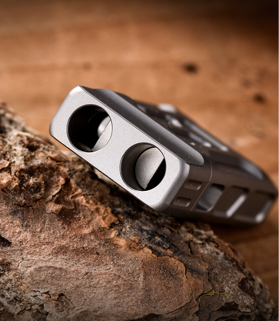 Titanium Dual-Tube Survival Whistle
