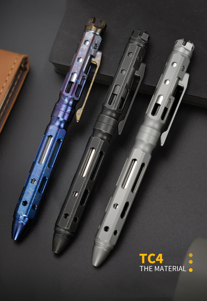 Titanium Tactical Bolt-Action Pen