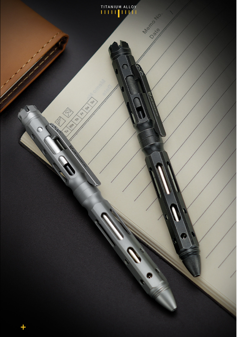 Titanium Tactical Bolt-Action Pen
