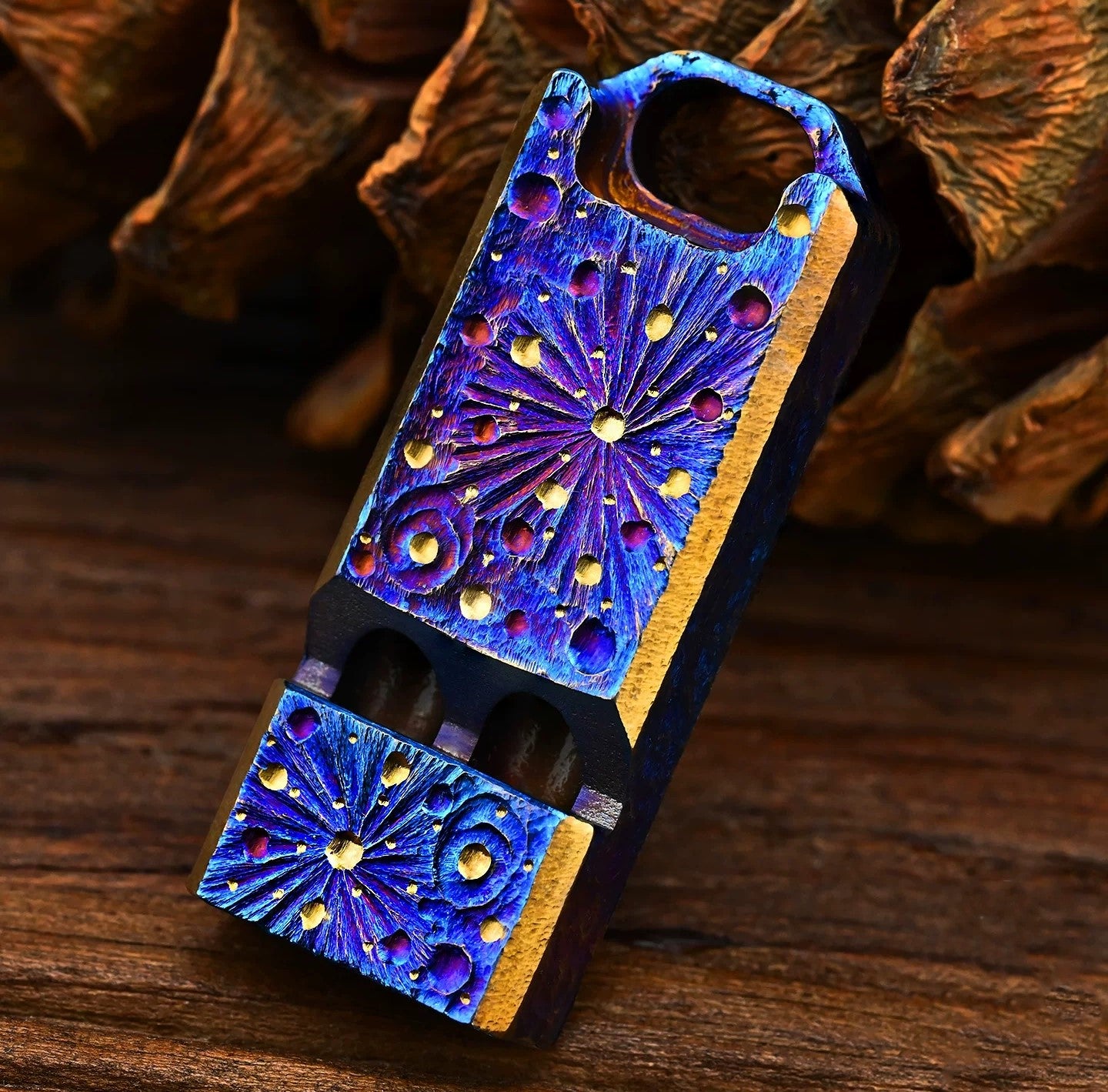 Titanium Dual-Tube Whistle