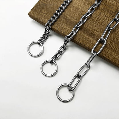 Titanium Dog Chain Collar