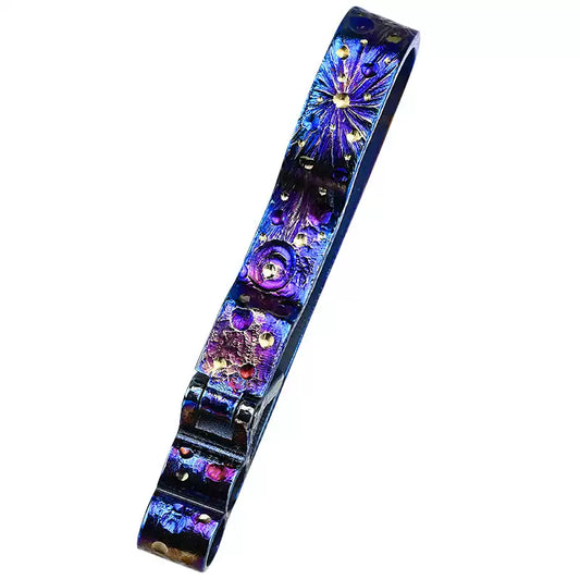 Titanium Starlight Belt Keychain