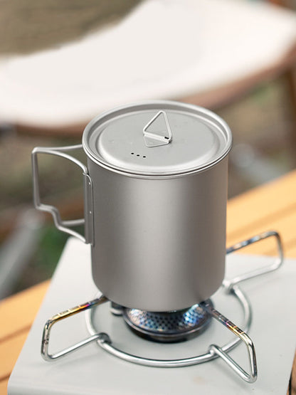 Ultralight Titanium Mug With Lid - 4 Sizes