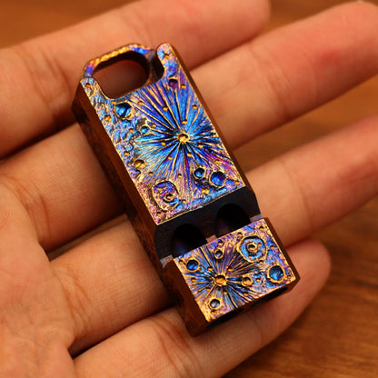 Titanium Dual-Tube Whistle