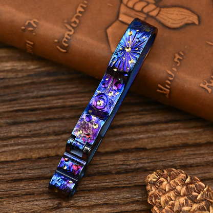 Titanium Starlight Belt Keychain