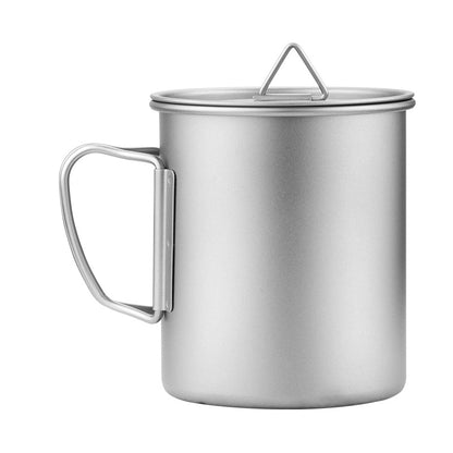 Ultralight Titanium Mug With Lid - 4 Sizes