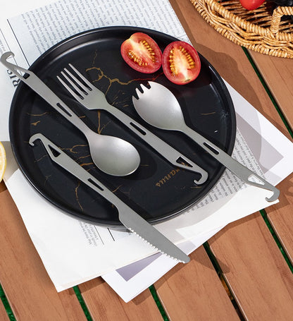 Titanium Camping Utensil Set