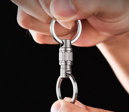 Titanium Quick-Release Keychain