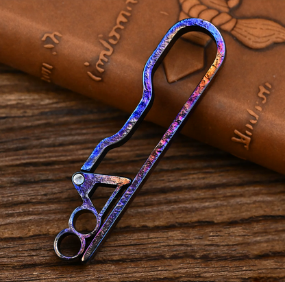 Titanium Starlight Belt Keychain
