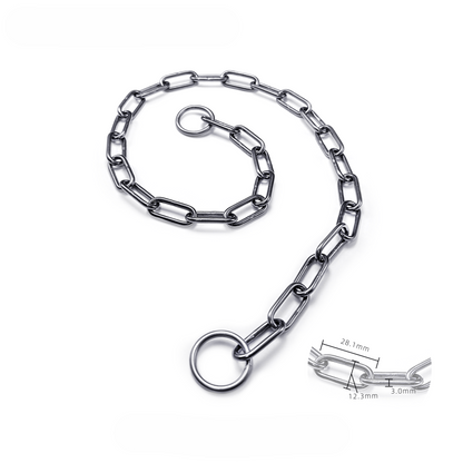 Titanium Dog Chain Collar