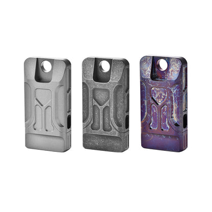 Titanium Dual-Tube Survival Whistle