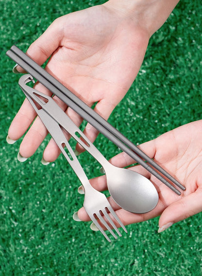 Titanium Camping Utensil Set